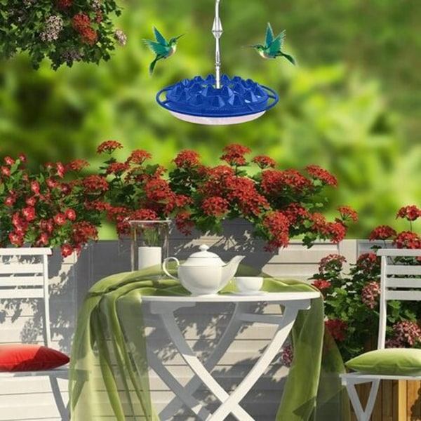 Hummingbird Feeder - Enkel att rengöra och fylla Hummingbird Feeder (blå)