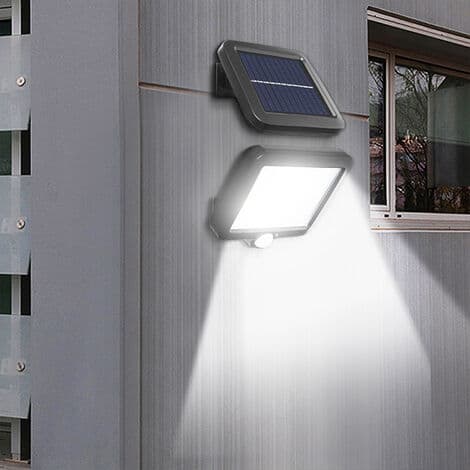 56 LED Vandtæt Split Induktionsvæglampe, Bevægelsessensor, IP65 Vandafvisende