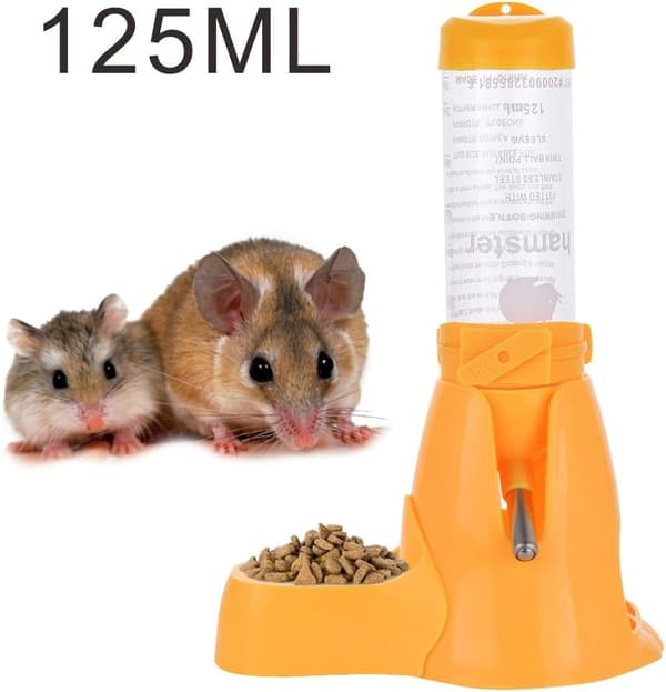 125ml Vattendispenser för Små Djur, Hamster, Marsvin