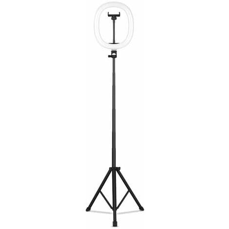 12\" Integrert Teleskopisk Sammenleggbar Live Fylllys 3 Lysmoduser 10W 5V 2A 10 Lysstyrker