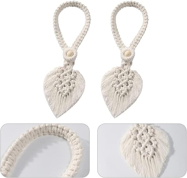 (Beige) Gardinbindinger, 2 stk. Gardinbindinger Boheme