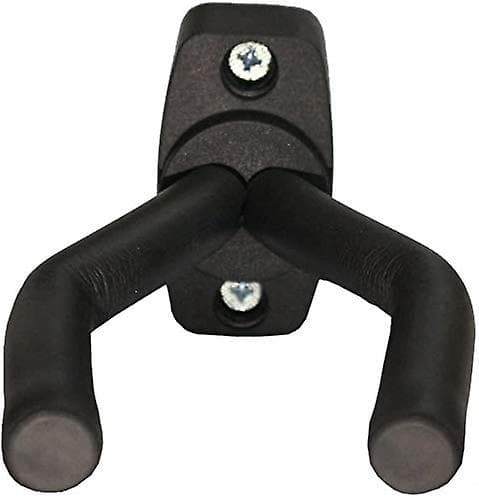 Gitarrväggfästen 3 stycken för akustisk gitarr, ukulele, bas, mandolin och banjo Väggfäste Lätt att installera Svart med 8 plektrum