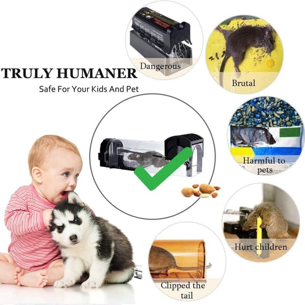 1 st Musfälla, Human Musfälla för Inomhusbruk, Råttfälla