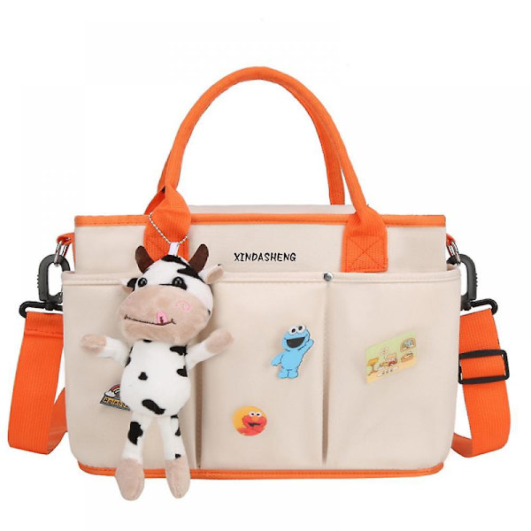 Bleieveske, Mamma & Pappa Reise Skulder Messenger Bag, Multifunksjonell Babyveske For Gutter & Jenter A916-618 beige