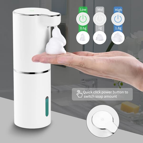 Väggmonterad Automatisk Tvåldispenser, 300ML Tvål och Lotion