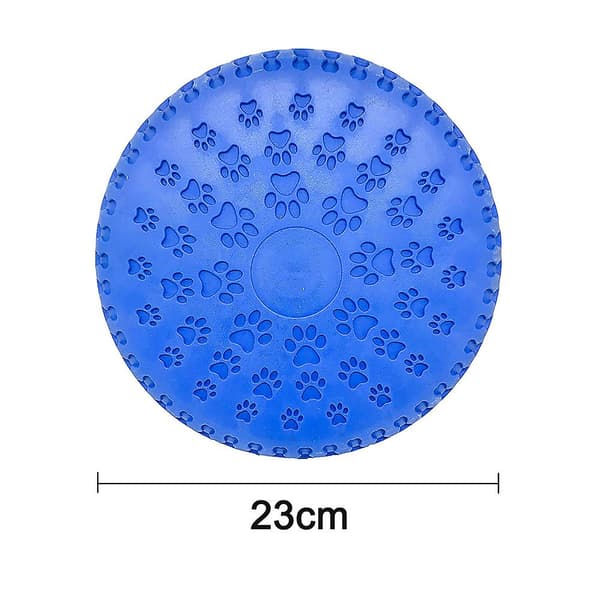 2 stk Hundeskive i Gummi til Store Hunde Blue