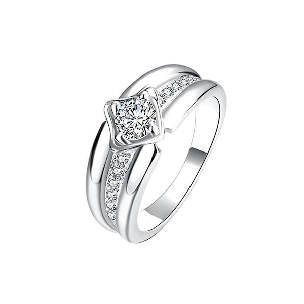 Trendig och elegant ring med gnistrande stenar Kzcr135c10