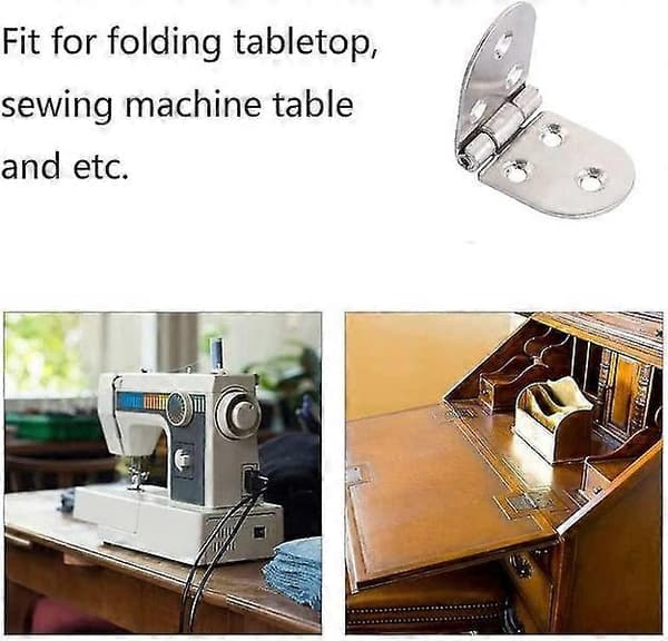 Sammenleggbare bordhengsler: Flat sammenleggbare koblinger i sinklegering