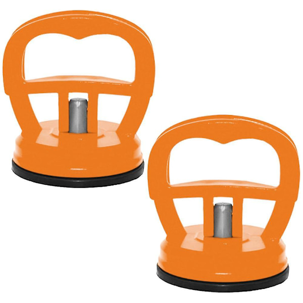 2 stycken kraftiga sugkoppar, buckla reparationsdragare lyftare sugkopp buckla förfall verktyg LCD-surfplatta mobiltelefon display olika tekniska enheter öppning för Orange
