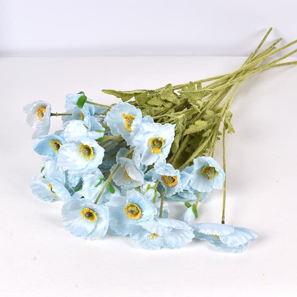 Simuleringsblomma blå vallmo 3 st