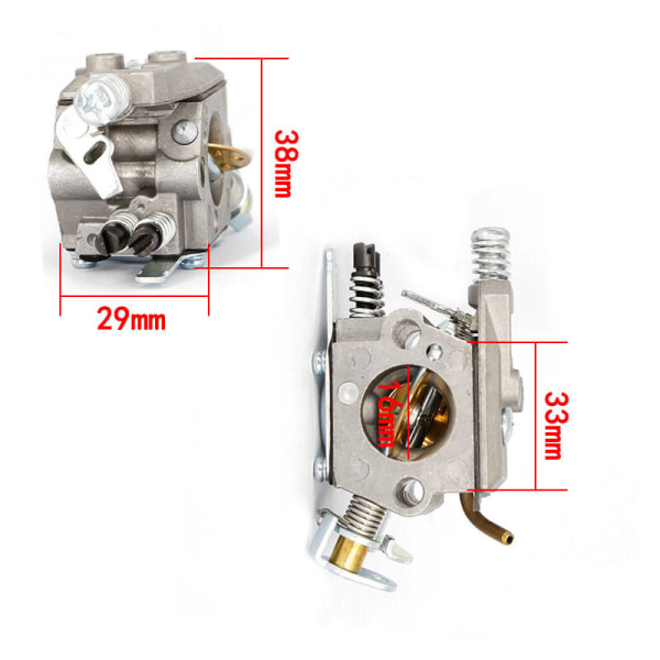 14 stk 1 kjede sag forgassersett for Husqvarna 36 41 136 137 141 142