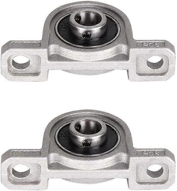 Sett med 4 kulelager, sink, 10 mm, sølvfarget