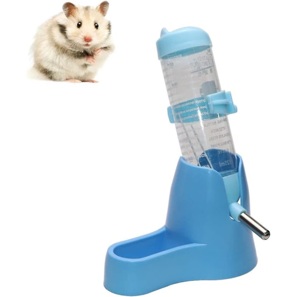 3 i 1 hamster hengende vannflaske kjæledyr auto dispenser med base for dverg hamster mus rotte pinnsvin B 125ML