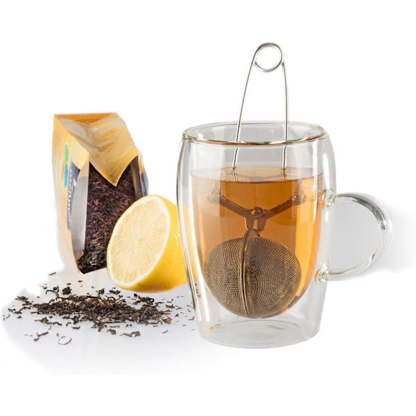 Teefilter med klap, Teatime, ø 5 cm, længde 16 cm, rustfrit