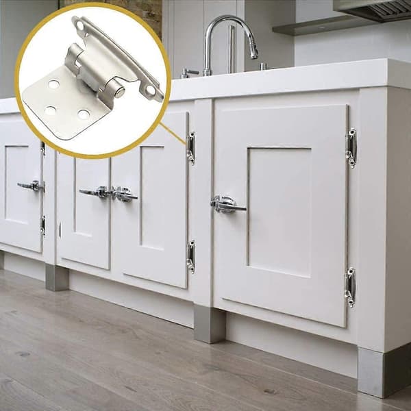 Dørhængsler til indvendige døre, Design House Radius stål dørhængsel dørhardware - sølv Multi-Fold-Silver