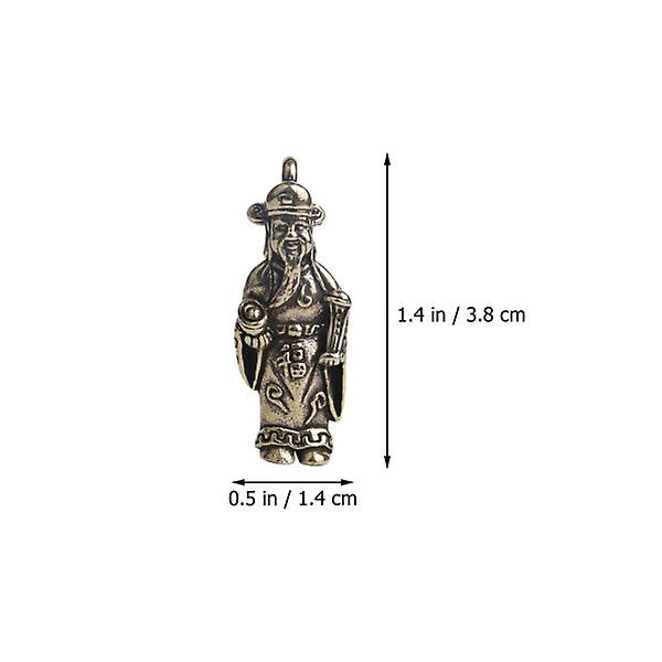 3 stk. Halskæde Charms Buddha Spacer Perler Cai Shen Samleobjekter Figurer