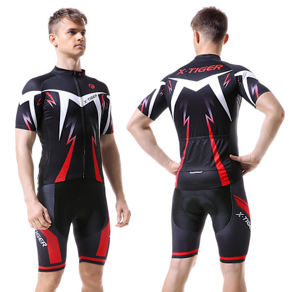 X-tiger Pro -pyöräilypaita setti Kesä pyöräilyvaatteet Maastopyöräilyvaatteet Pyöräilyvaatteet Mtb Pyöräilyvaatteet Pyöräilyasu Bib short suit XXL