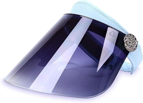 Visirhette for kvinner og menn, anti-UV hatt, lue, utendørs solhatt, reise