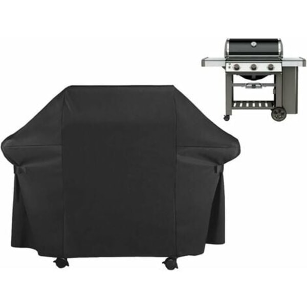 BBQ-skydd - 420D Oxfordduk BBQ-presenning Skydd mot UV/Vattentät/Fuktsäker Grillskydd för (147 x 61 x 122cm)