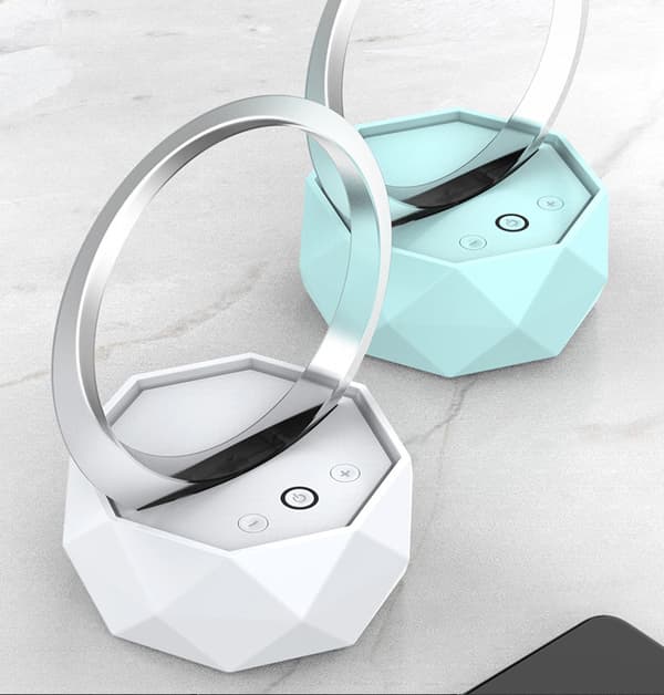 Natlys bluetooth-højttaler, smart trådløs farverig bluetooth-højttaler til hjemmet (pink)