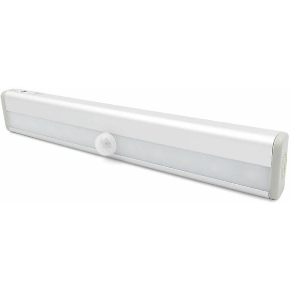 Sæt af 3 10 LED-lamper, trådløse, USB-opladelige, magnetiske, bevægelsessensor, bærbare. Skabslys, nødbærbart lys, natlys til børn, Auxi