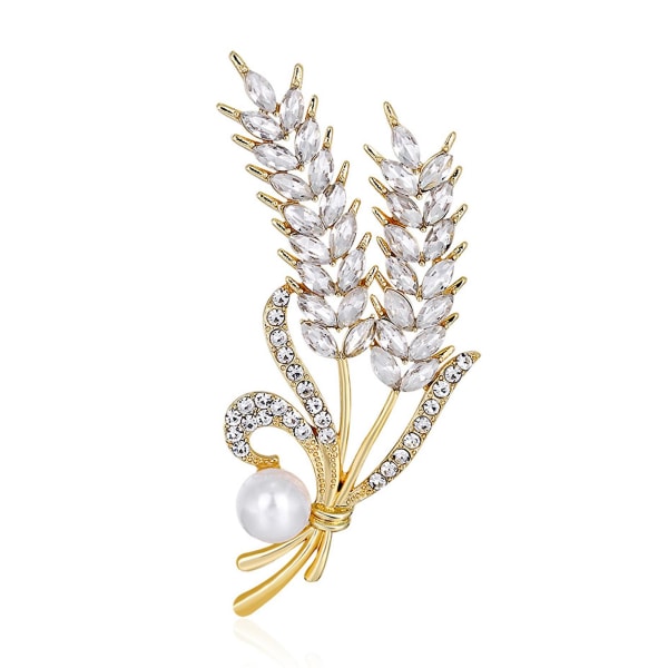 Vete öron brosch personlig legering diamant corsage smycken present för kvinnor flicka