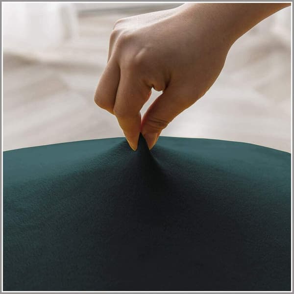 Stretch Velvet Stolkseter for Spisestuestoler, Store Spandex Høystoler, Trekk med Elastikk