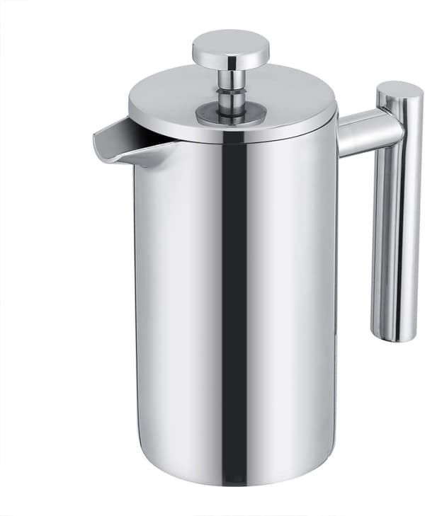 1 stk. 350 ml 304 rustfrit stål presskande filterpresse hånd