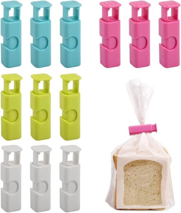 12 stycken (vit+grön+rosa+blå) distinkta påsar för