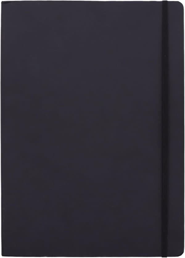 1 stk. Hård læderrem hardcover kunst skitsebog