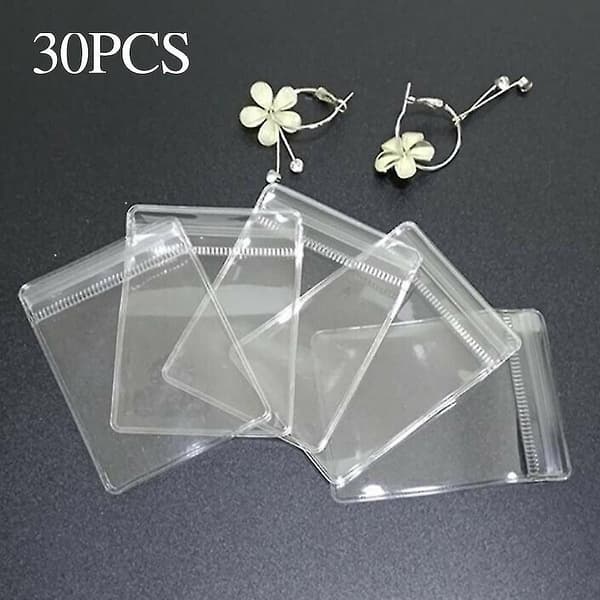 84 Gitter Transparent Bog / Antioxidant Smykker Ziplock Pose