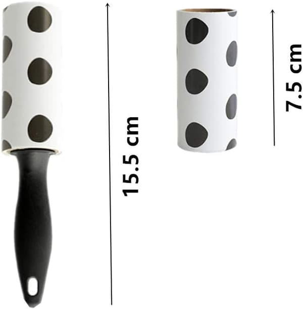 2 stycken rullar med 4 rullar papper Mini Portabla Luddrullar