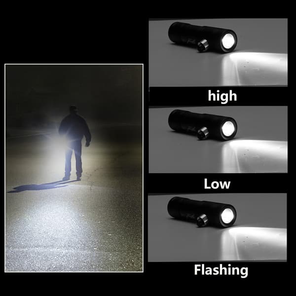 1 stk LED aluminiumsdykkerlygte til udendørs camping