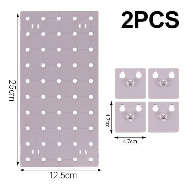 Wall Control Pegboard Rack Horisontal Pegboard - Nem at Installere Pegboards S grey
