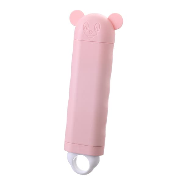 Bærbar klesfjernerbørste, limingsenhet, kjæledyrbørste, rosa
