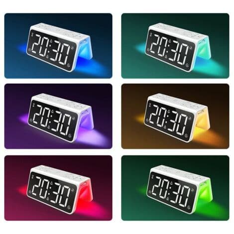 Digital väckarklocka med nattlampa