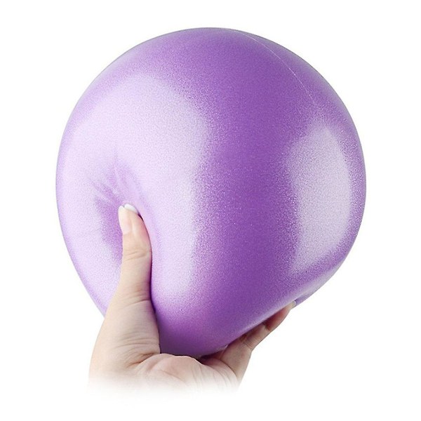 Träningsbollar för kvinnor, Mini Yoga Pilatesboll, Små Stabilitetsbollar, Fitness Gym Utrustning Purple 25CM