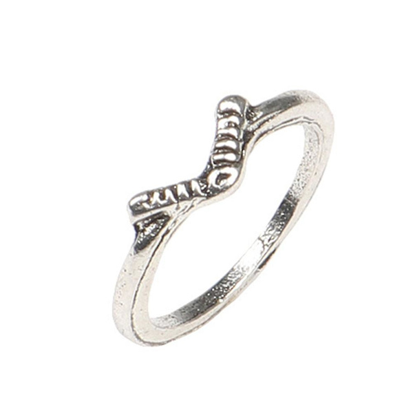 10 st Kvinnors Retro Rosor Carvad Falsk Turkos Stacking Fingerring Smycken Present