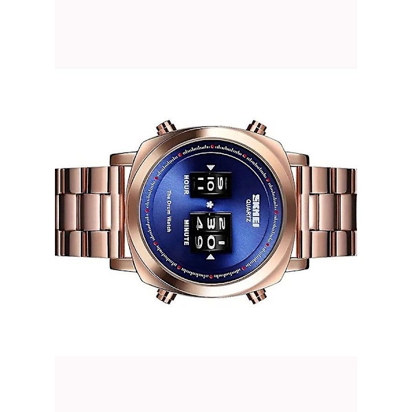 Herrmode Utomhus Sport Multifunktion Alarm 5bar Vattentät Digital Klocka 1531