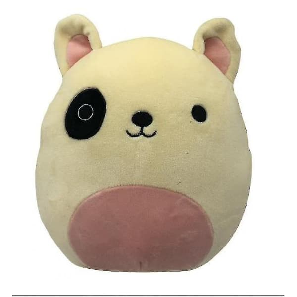 Plushdjur Kudde Barnpresenter Stoppade Djur Present A Yellow dog