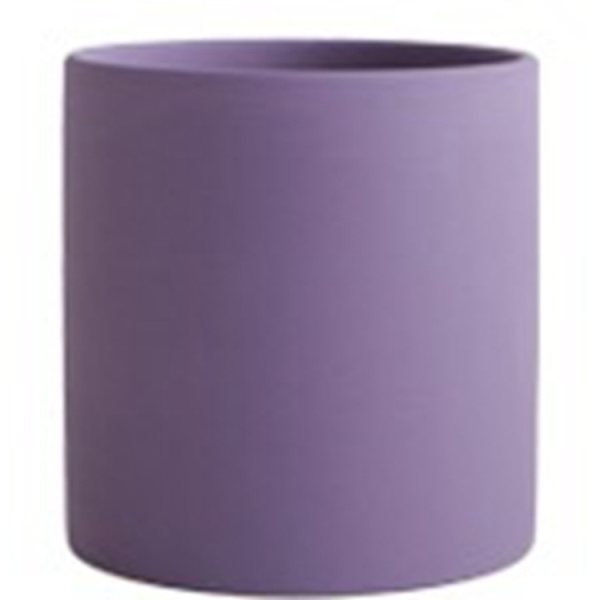 Nordisk enkel keramisk blomkruka, Morandi-stil suckulent grön växtblomkruka, modern personlighet grön rosett (lila),