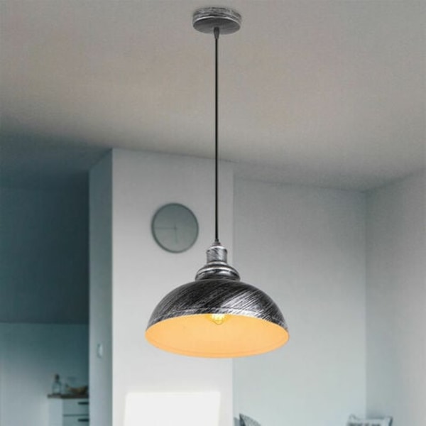 Paket Chandelier Hängande Industriell Retro E27 Taklampa Järn Lampskärm för Vardagsrum Sovrum Matrum Restaurang