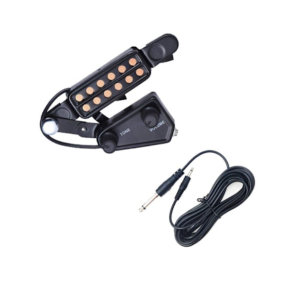 1 Stycke Akustisk Gitarr Pickup Volym Tuning Folk Gitarr