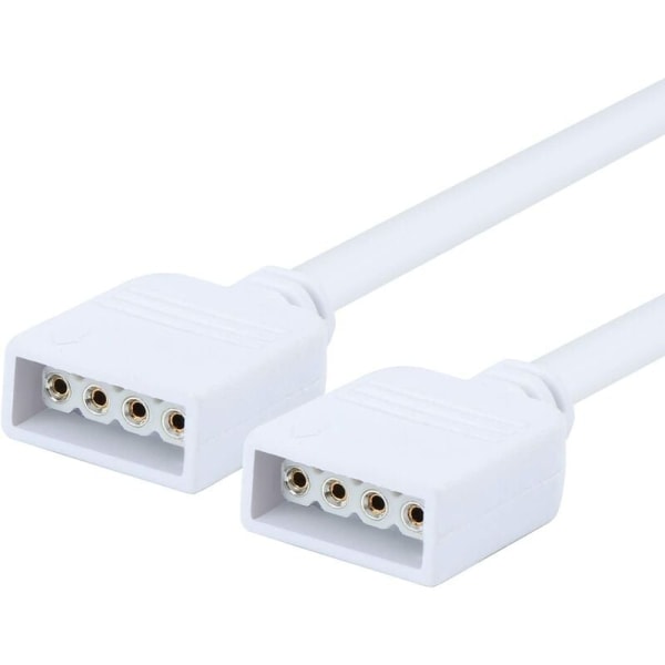 2m hvit, 4RGB lyslist, lyslist forlengelseskabel, LED1M fargerik lyslist, tilkoblingsterminalkabel