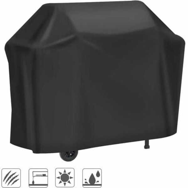 Cover, 210D kraftigt cover Oxford skydd BBQ Cover Anti-UV / Anti-vatten / Anti-fukt (190*7)