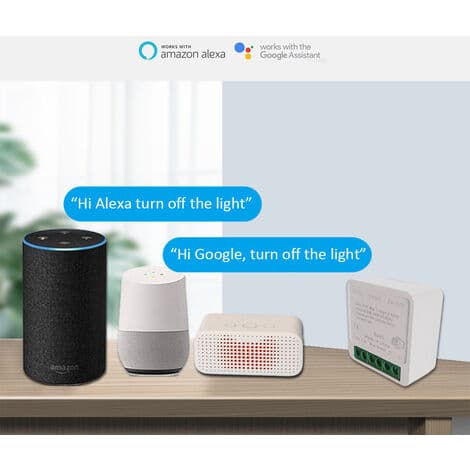 Smart switch WiFi switch, mobiltelefon synkronisering Alexa smart og traditionel switch dobbelt kontrol