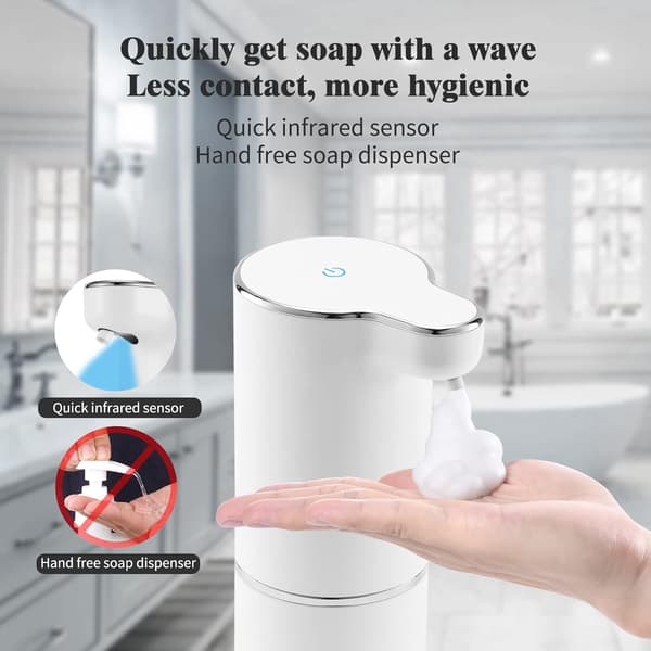 Vægmonteret Automatisk Sæbedispenser, 300ML Sæbe og Lotion