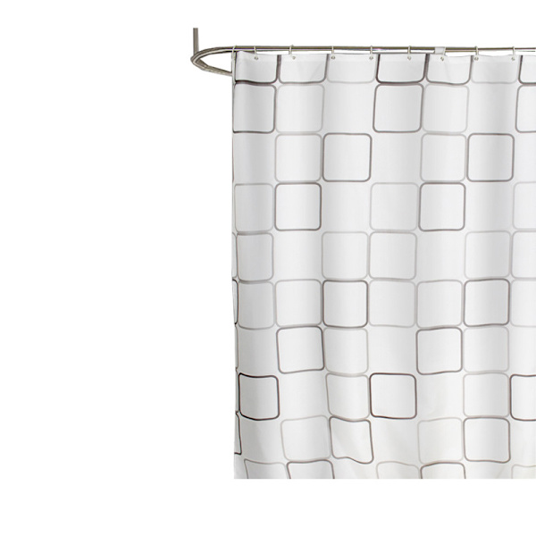 Stor fyrkantig polyester duschdraperi 180 bred * 180 hög CM,