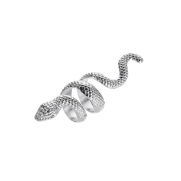 Stor Punk-inspirerad Retro Slangring i Legering, Ringar för Kvinnor och Män, Mode Smycken, Anillos Mujer Anillo Hombre