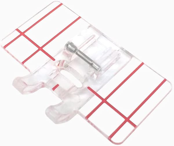 1 x Trykkfot med transparent base for Lidl, Singer,